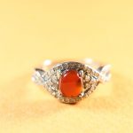 انگشتر عقیق گندمی