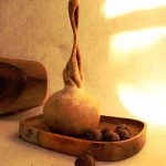 شیرینی خوری از چوب گردو